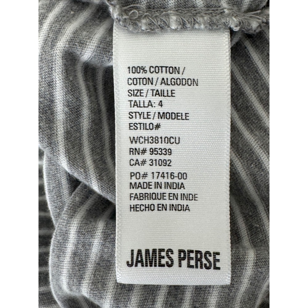 Standard James Perse 3/4 Sleeve Tee Womens Size 4 - Picture 6 of 8